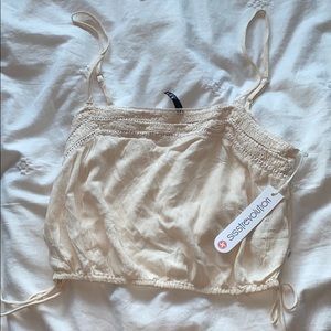 cream tank top